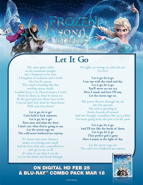 let it go lyrica